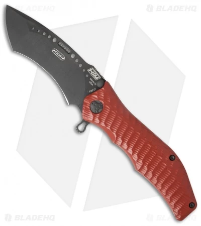 HTM Darrel Ralph Gun Hammer Radian Spring Assisted Knife Red (3.5" Black) 3 HTM Darrel Ralph Gun Hammer Radian Spring Assisted Knife Red (3.5" Black)