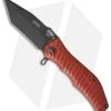 HTM Darrel Ralph Gun Hammer Tanto Spring Assisted Knife Red (3.5" Black) -Outdoor Practical Tool Shop htm gun hammer assist crimson red dlc tanto cm