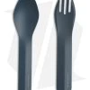Human Gear GoBites Duo Spoon And Fork Combo Camp Utensils (Gray) HUM0410 -Outdoor Practical Tool Shop human gear gobites duo spoon fork combo gray BHQ 37066 er