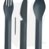 Human Gear GoBites Trio 3 Piece Camp Utensil Set (Gray) HUM0420 1 Human Gear GoBites Trio 3 Piece Camp Utensil Set (Gray) HUM0420 -Outdoor Practical Tool Shop human gear gobites trio camp set gray HUM0420 BHQ 37067 er all