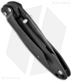 Kershaw Scallion Assisted Opening Knife Black (2.25" Damascus) 1620DAMBK -Outdoor Practical Tool Shop kershaw black damascus plain 1620damckt schallion side