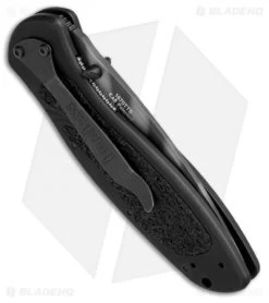 Kershaw Blur Tanto Assisted Opening Knife Black (3.375" Tiger Stripe) 1670TTS -Outdoor Practical Tool Shop kershaw blur bdz1 1670tts black BHQ 37098 dl side