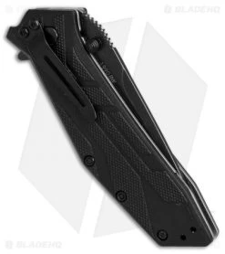 Kershaw Brawler Assisted Opening Knife (3.25" BlackWash) 1990BW -Outdoor Practical Tool Shop kershaw brawler black blackwash KS1990BW BHQ 49613 er side