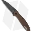 Kershaw Leek Assisted Opening Knife Brown (3" Black) Elmax 1660SWBRN 2 Kershaw Leek Assisted Opening Knife Brown (3" Black) Elmax 1660SWBRN -Outdoor Practical Tool Shop kershaw leek 160bwbrn cm