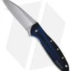 Kershaw Leek Assisted Opening Knife Blue Smoke (3" Bead Blast) 1660BB -Outdoor Practical Tool Shop kershaw leek 1660 blk blu