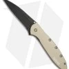 Kershaw Leek Assisted Opening Knife Desert Sand (3" Black) 1660DSBLK -Outdoor Practical Tool Shop kershaw leek desert sand KS1660DSBLK BHQ 49608 er