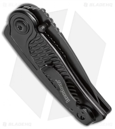 Kershaw Spoke Assisted Opening Flipper Knife (2" Black) 1313BLK 4 Kershaw Spoke Assisted Opening Flipper Knife (2" Black) 1313BLK - Image 2