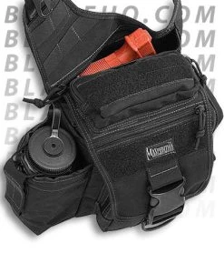 Maxpedition Jumbo S-Type Versipack Black Shoulder Sling Pack Bag 0413B 8 Maxpedition Jumbo S-Type Versipack Black Shoulder Sling Pack Bag 0413B -Outdoor Practical Tool Shop max jumbo versipack top