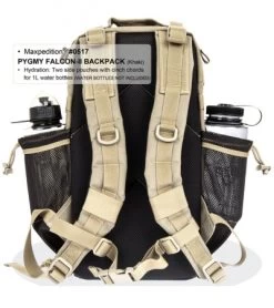Maxpedition Pygmy Falcon II Khaki Backpack 0517K -Outdoor Practical Tool Shop maxpedition 0517 pygmy falconII detail3 1