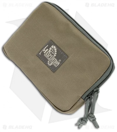 Maxpedition Hook & Loop 5" X 7" Zipper Pocket Khaki/Foliage Pouch 3525KF 3 Maxpedition Hook & Loop 5" X 7" Zipper Pocket Khaki/Foliage Pouch 3525KF