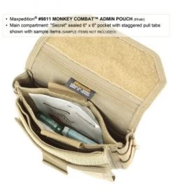 Maxpedition Monkey Combat Admin Pouch Black Bag Pouch 9811B 9 Maxpedition Monkey Combat Admin Pouch Black Bag Pouch 9811B -Outdoor Practical Tool Shop maxpedition 9811g monkey combat admin detail2