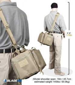 Maxpedition Compact Range Bag Black Tactical Case 0621B -Outdoor Practical Tool Shop maxpedition compact range bag 0621k khaki detail 3