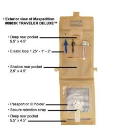 Maxpedition Traveler Deluxe Foliage Green Passport Holder Organizer 0803F -Outdoor Practical Tool Shop maxpedition deluxe passport holder foliage green 0803f outside