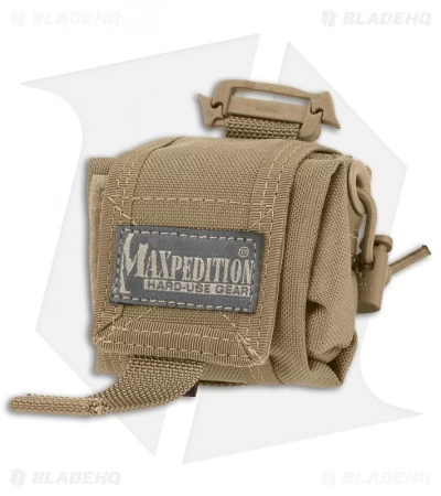 Maxpedition Mini Rollypoly Khaki Folding Dump Utility Bottle Pouch 0207K 3 Maxpedition Mini Rollypoly Khaki Folding Dump Utility Bottle Pouch 0207K