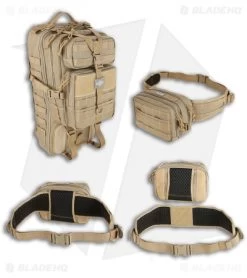 Maxpedition Gyrfalcon Backpack W/ Waistpack Bag Black PT1054K -Outdoor Practical Tool Shop maxpedition pt1054k apart cm