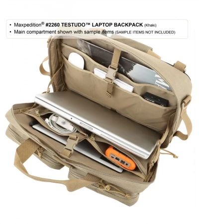 Maxpedition Testudo Laptop Case Black Bag 2260B (17") 4 Maxpedition Testudo Laptop Case Black Bag 2260B (17") - Image 2