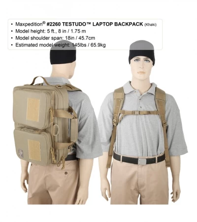 Maxpedition Testudo Laptop Case Black Bag 2260B (17") 6 Maxpedition Testudo Laptop Case Black Bag 2260B (17") - Image 4