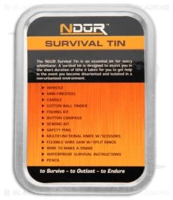Ndur Survival Tin Adventurer Kit