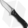 Ontario Small Spring Assisted Knife (2.5" Satin Serr) OAOSS 1 Ontario Small Spring Assisted Knife (2.5" Satin Serr) OAOSS -Outdoor Practical Tool Shop ontarion oaoss small assits opener serr satin black BHQ 1817 jr
