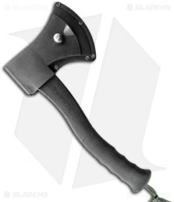 Schrade SCAXE2 Extreme Survival Small Axe W/ Fire Starter & Hammer Head (Ti-Ni) -Outdoor Practical Tool Shop schrade axe scaxe2 sheath