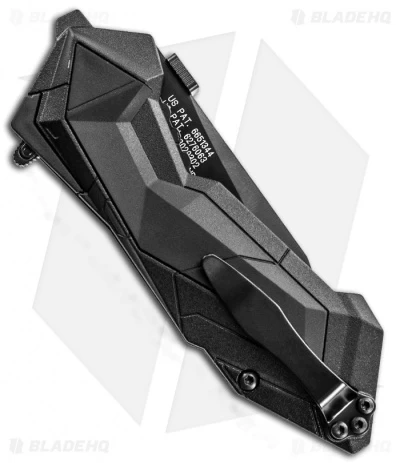 Schrade SCHA3BS Black Tanto MAGIC Spring Assisted Knife (2.9" Black Serr) 4 Schrade SCHA3BS Black Tanto MAGIC Spring Assisted Knife (2.9" Black Serr) - Image 2