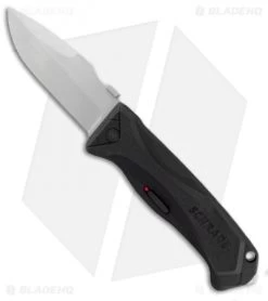 Schrade SCHA6L Drop Point Spring Assisted Knife (3.75" Bead Blast Plain)