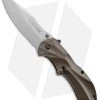 Schrade SCHA7BR Clip Point Spring Assisted Knife Brown (3.25" Bead Blast Plain) -Outdoor Practical Tool Shop schrade scha7br 2