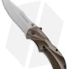 Schrade SCHA7BRS Clip Point Spring Assisted Knife Brown (3.25" Bead Blast Serr) -Outdoor Practical Tool Shop schrade scha7brs 2