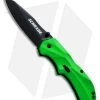 Schrade SCHA7GR Spring Assisted Knife Clip Point Green (3.25" Black) -Outdoor Practical Tool Shop schrade scha7smgr 2