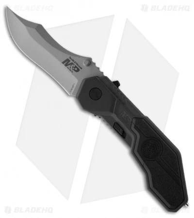 Smith & Wesson MAGIC Spring Assist Drop Point Knife (3" Bead Blast Plain) SWMP1 3 Smith & Wesson MAGIC Spring Assist Drop Point Knife (3" Bead Blast Plain) SWMP1