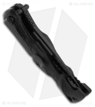 Smith & Wesson Black Ops Desert Spring Assist Knife (3.3" Black Plain) SWBLOP2D 4 Smith & Wesson Black Ops Desert Spring Assist Knife (3.3" Black Plain) SWBLOP2D - Image 2