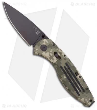 SOG Aegis Knife Spring Assisted Digital Camo (3.5" Black) AE-06 3 SOG Aegis Knife Spring Assisted Digital Camo (3.5" Black) AE-06