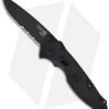 SOG Flash II Assisted Opening Knife Black Zytel (3.5" Black Serr) TFSA-98 -Outdoor Practical Tool Shop sog flash ii tini serr tfsa 97