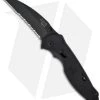SOG Flash II Rescue Assisted Opening Knife (3.5" Black Serr) TFSA-6 -Outdoor Practical Tool Shop sog flash rescue black tini tfsa 6