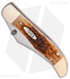 Case Kickstart Mid-Folding Hunter Assisted Knife Jigged Amber Bone (61265AC SS) 8 Case Kickstart Mid-Folding Hunter Assisted Knife Jigged Amber Bone (61265AC SS) -Outdoor Practical Tool Shop ssisted Opener Amber Bone Peach Seed Jig Mid Hunter Clip BHQ 86045 er spine