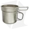 Vargo Ti-Boiler Titanium Pot/Mug & Lid/Pan Double Boiler (0.9 + 0.4 Liters) -Outdoor Practical Tool Shop vargo titanium ti boiler set