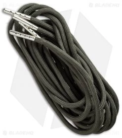Wasatch Outdoors 54" Paracord Survival Laces W/Tinder & Fishing Line (OD Green)